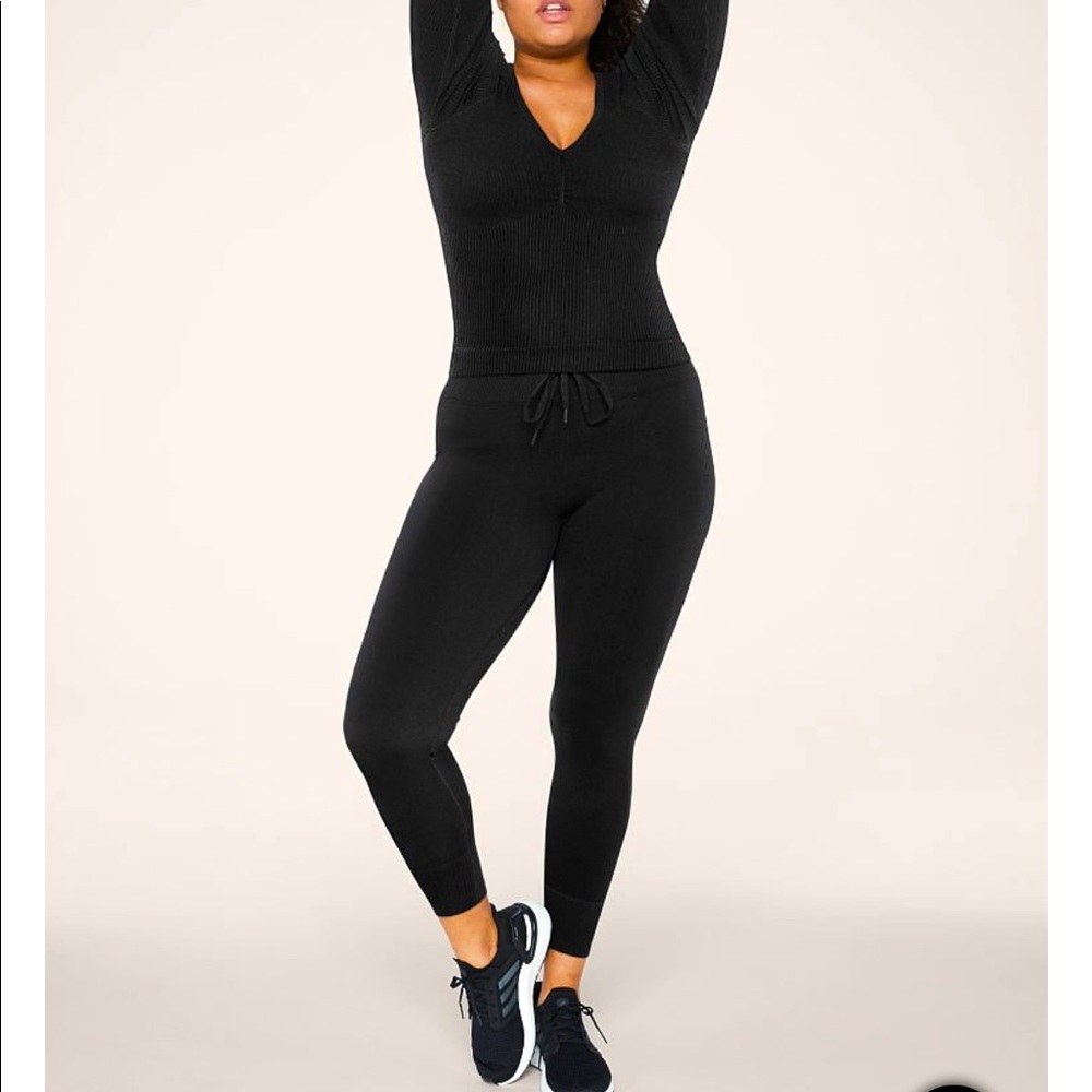 PINK high waisted campus joggers